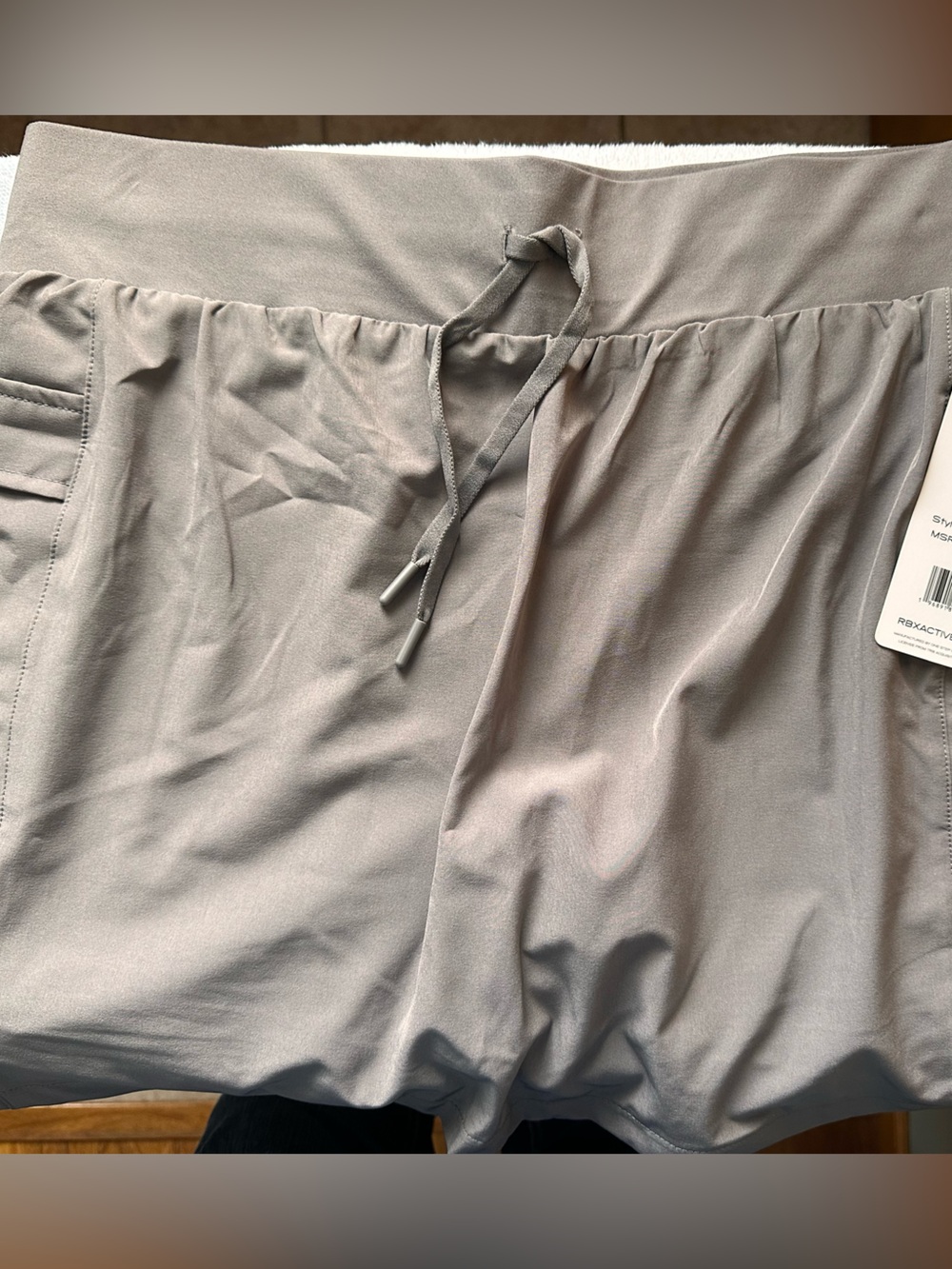 RBX khaki gray Athletic Skort  with Drawstring